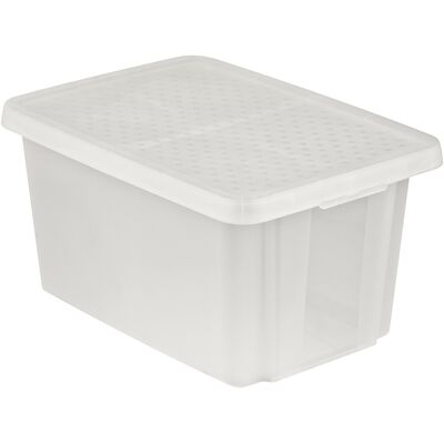 Pojemnik z przykrywką 45 l transparentny