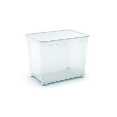 Pojemnik z przykrywką T box transparentny 70 l