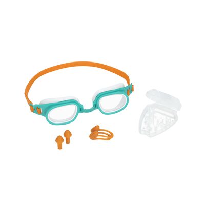 Zestaw pływacki okulary UV + zatyczki