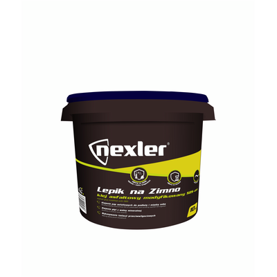 Klej asfaltowy modyfikowany SBS Lepik na zimno 10 kg Nexler