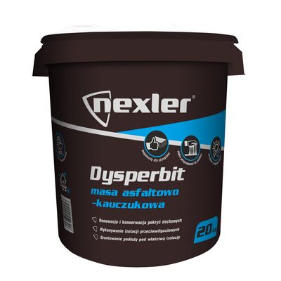 Masa asfaltowo-kauczukowa Dysperbit 20 kg Nexler