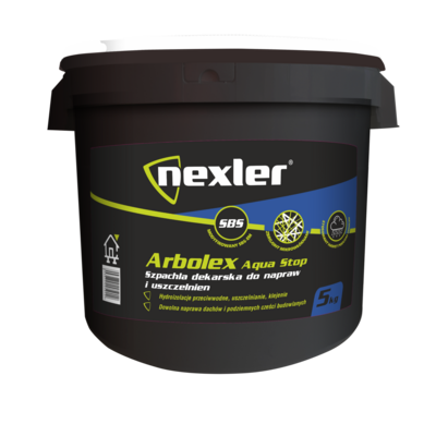Szpachla dekarska Arbolex Aqua Stop 5 kg Nexler