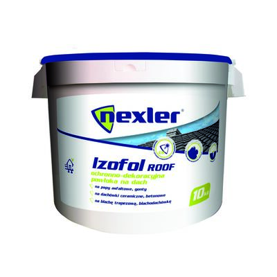 Powłoka ochronno-dekoracyjna na dach Izofol Roof grafit 10 kg Nexler
