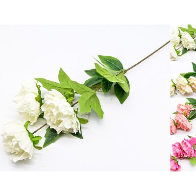 Peonia gałązka mix kolorów 70 cm