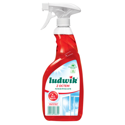 Płyn do mycia szyb i glazury z octem grapefruit 600 ml Ludwik