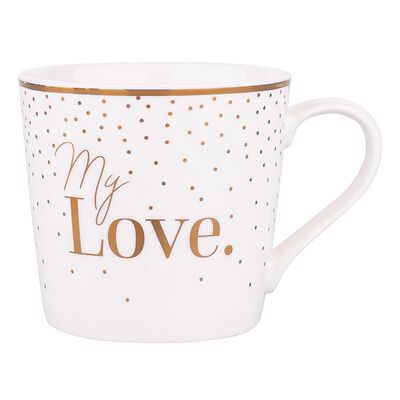 Kubek stożek 350 ml my love