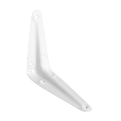 Wspornik stalowy biały 10 cm