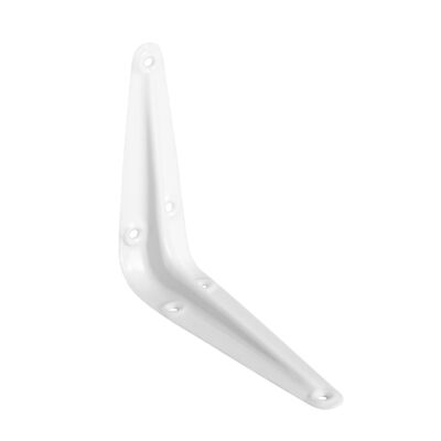 Wspornik stalowy biały 12,5 cm
