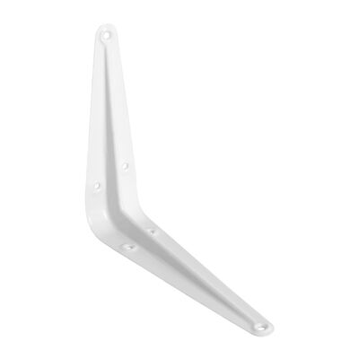 Wspornik stalowy biały 15 cm