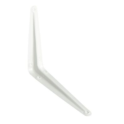 Wspornik stalowy biały 20 cm