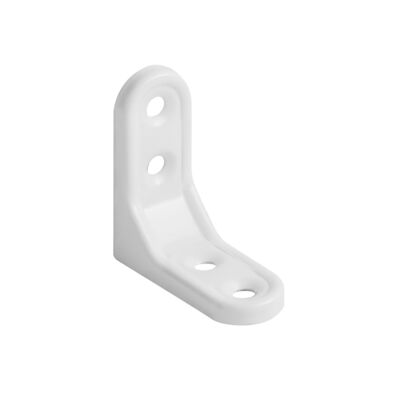 Wspornik stalowy mały biały 5 cm