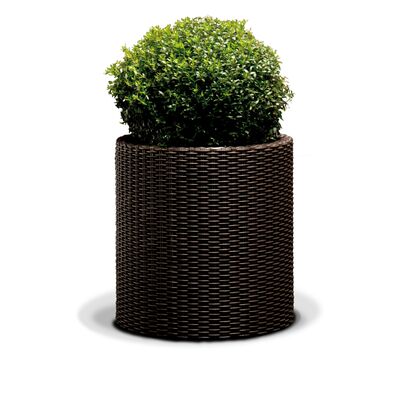 Doniczka CU-223947 44 x 44 x 44,3 brąz