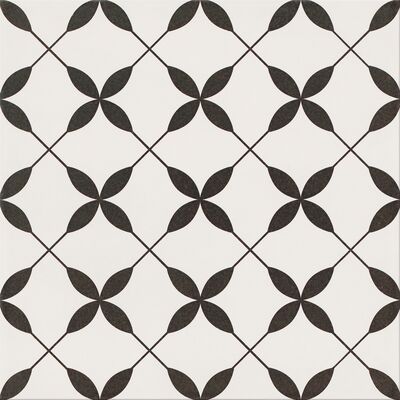 Gres szkliwiony Clover Pattern patchwork black 29,8 x 29,8 cm gat. I