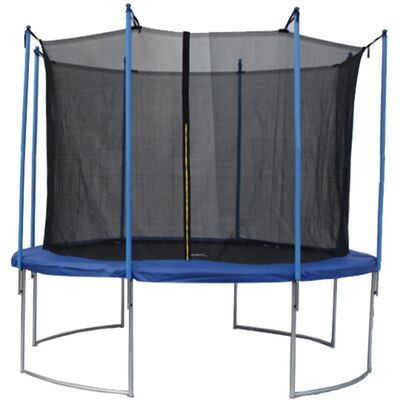 Trampolina z siatką 427 cm niebieska