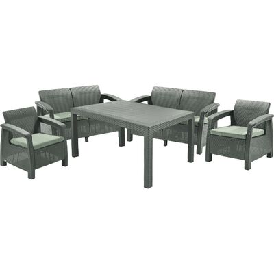 Komplet mebli rattan Corfu fiesta 120 x 80 x 42 cm