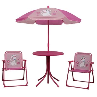 Komplet mebli Kotek 50 x 50 x 47 cm różowy