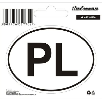 Naklejka "PL"
