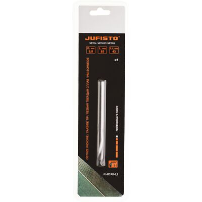 Wiertło do metalu z płytką z węglika spiekanego 6,8 mm Jufisto