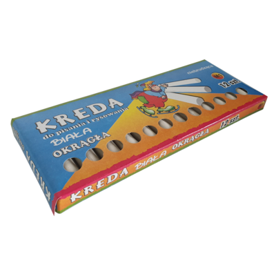 Kreda okrągła 8,5 cm biała