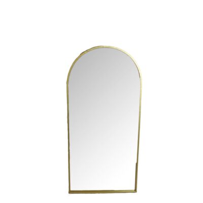 Lustro dekoracyjne w złotej ramie 77 x 37 cm