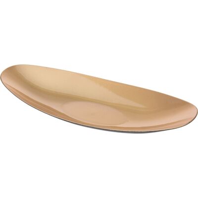 Talerz pp owalny złoty 40 cm