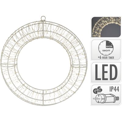 Ring 50 cm 720 LED ciepła biel