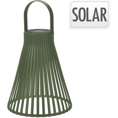 Lampion solarny zielony 25 x 20 cm