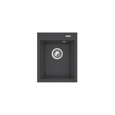 Zlewozmywak Argos 1B1D 39 x 48 cm karbon