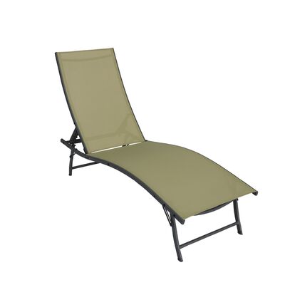 Leżanka 182 x 55 cm oliwka