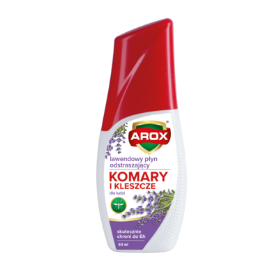 Ekologiczny płyn odstraszający na komary i kleszcze 50 ml Arox