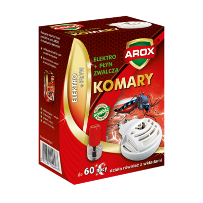 Elektrofumigator z zapasem płyn 60 nocy 1 + 1 Arox