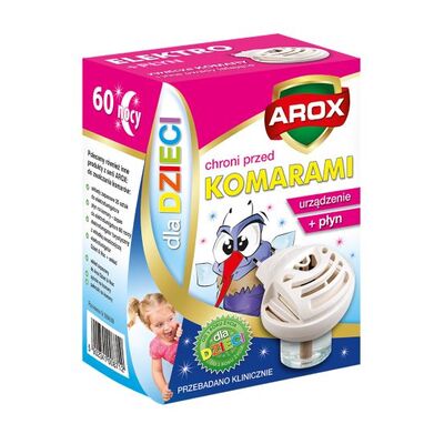 Dzieci elektrofumigator + płyn 60 nocy 1 + 1 Arox