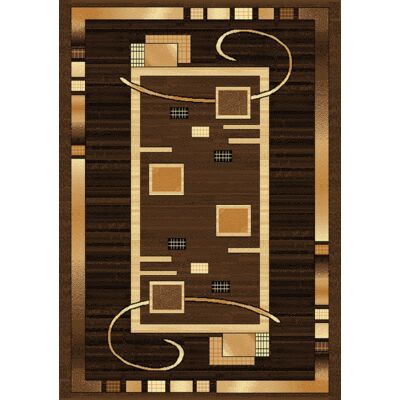 Dywan RUBIK 80 x 150 cm brąz
