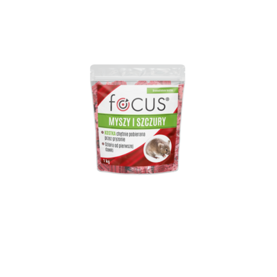 Focus kostka zwalcza myszy i szczury 1 kg