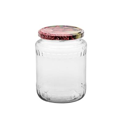 Słoiki 720 ml z nakrętką NADRUK 6 sztuk