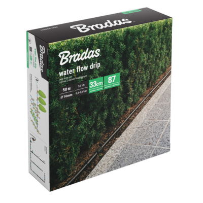 Zestaw z wężem kroplującym Water Flow Drip - 50 m color box