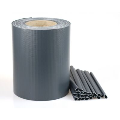 Taśma ogrodzeniowa z klipsami grafit 19 cm x 35 mb Cellfast
