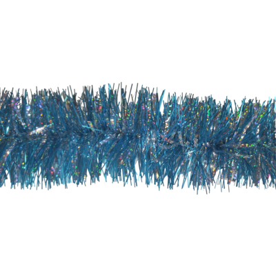 Łańcuch choinkowy 200 x 6 cm niebiesko-srebrny
