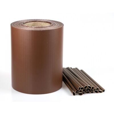Taśma ogrodzeniowa z klipsami brązowy 19 cm x 35 mb Cellfast