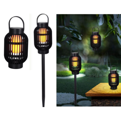 Lampa solarna 13 x 13 x 72,5 cm 3w1 czarna
