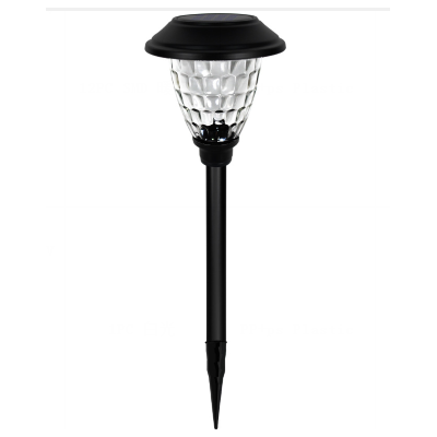 Lampa solarna LED 13 x 13 x 44 cm czarna