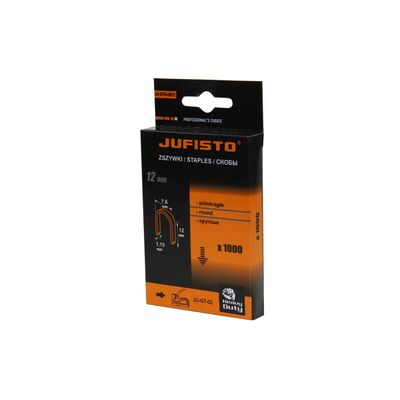 Zszywka typu U do kabli 12 mm opakowanie: 1000 sztuk Jufisto