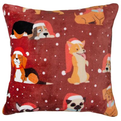 Poszewka WINTER FELLOWS 40 x 40 cm czerwony