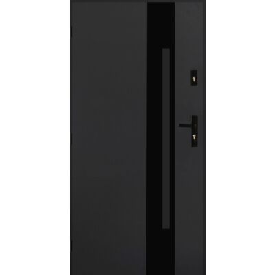 Drzwi zewnętrzne ANTILA antracyt 100 lewe