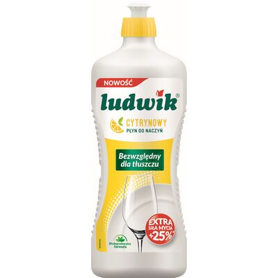 Płyn do mycia naczyń cytrynowy 900 g Ludwik