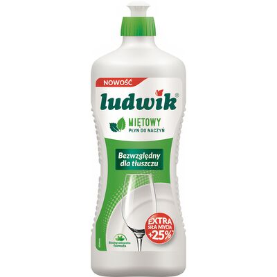 Płyn do mycia naczyń miętowy 900 g Ludwik