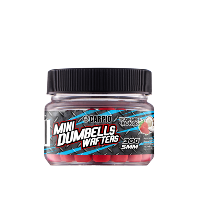 Mini dumbelgels wafters 5 mm pomarańczaczekolada