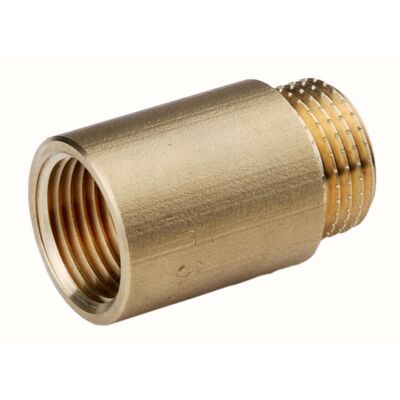 Przedłużka mosiężna 1/2" 60 mm żółta