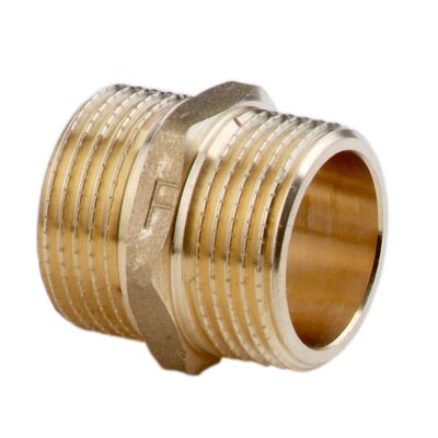 Nypel mosiężny 1/2" żółty