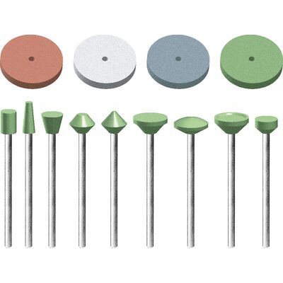 Kamień szlifierski mini 1/8" zestaw 14 sztuk Condor
